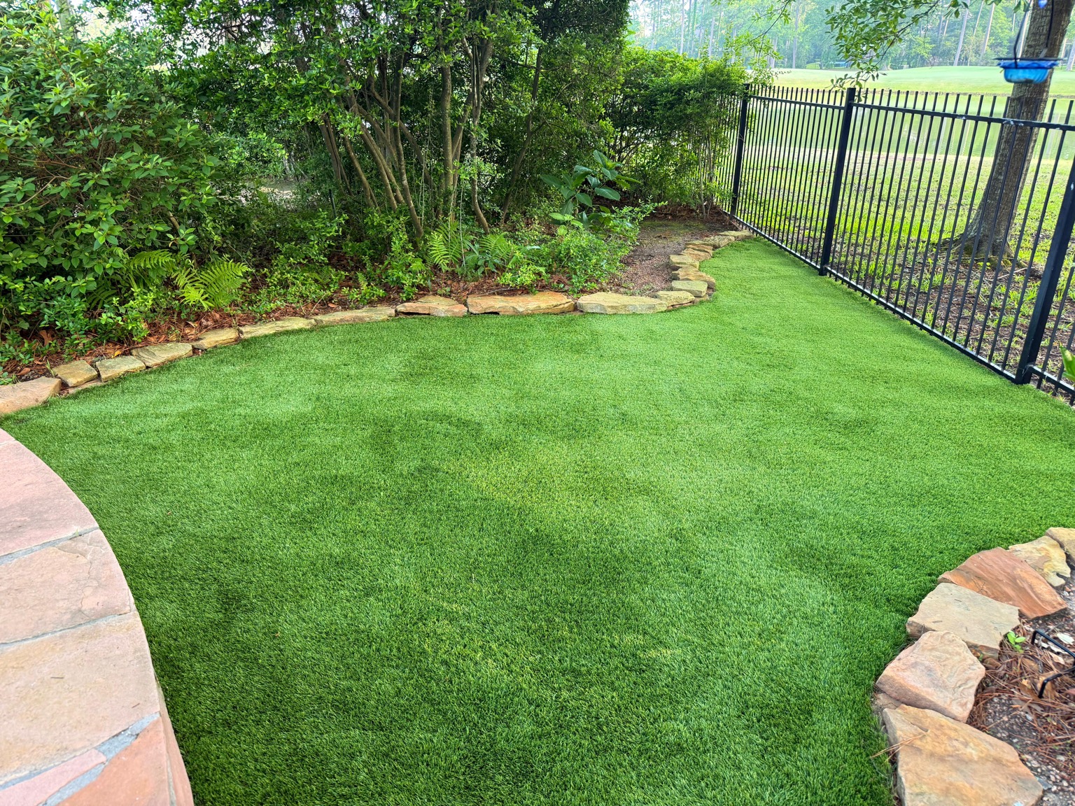 Artificial turf installation